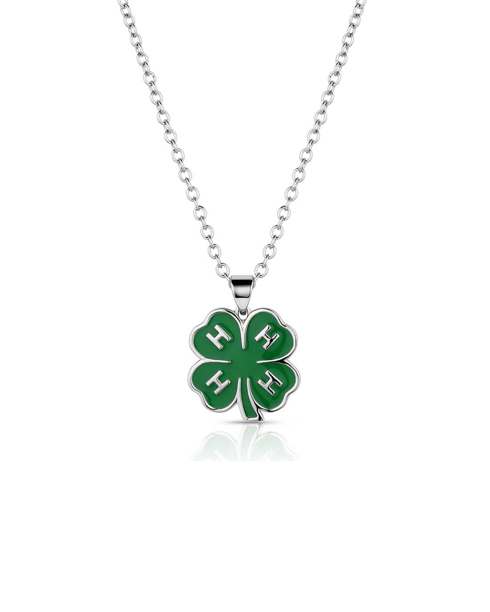 4-H Emblem Necklace by Montana Silversmiths from Skip’s Western Outfitters | MON-NC6233-O/S