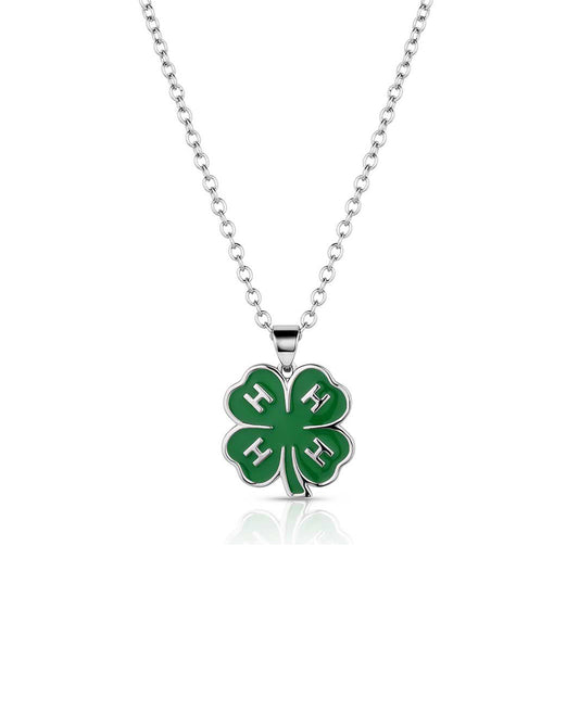 4-H Emblem Necklace by Montana Silversmiths from Skip’s Western Outfitters | MON-NC6233-O/S