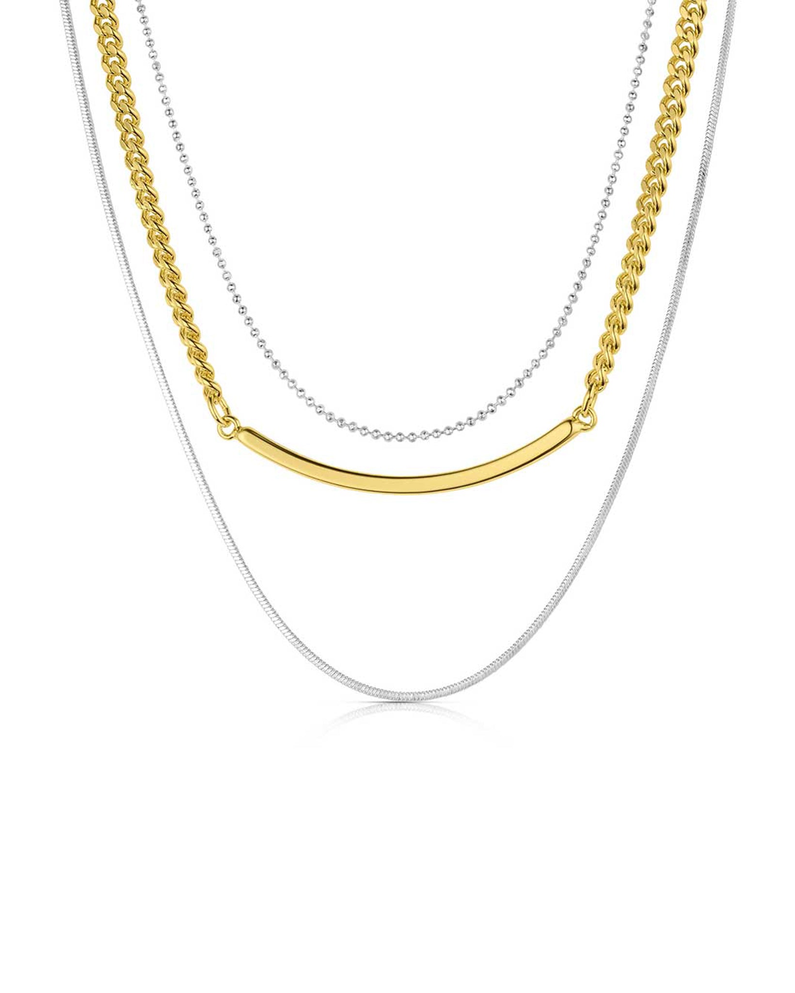Effortless Layered Necklace by Montana Silversmiths from Skip’s Western Outfitters | MON-NC6303-O/S