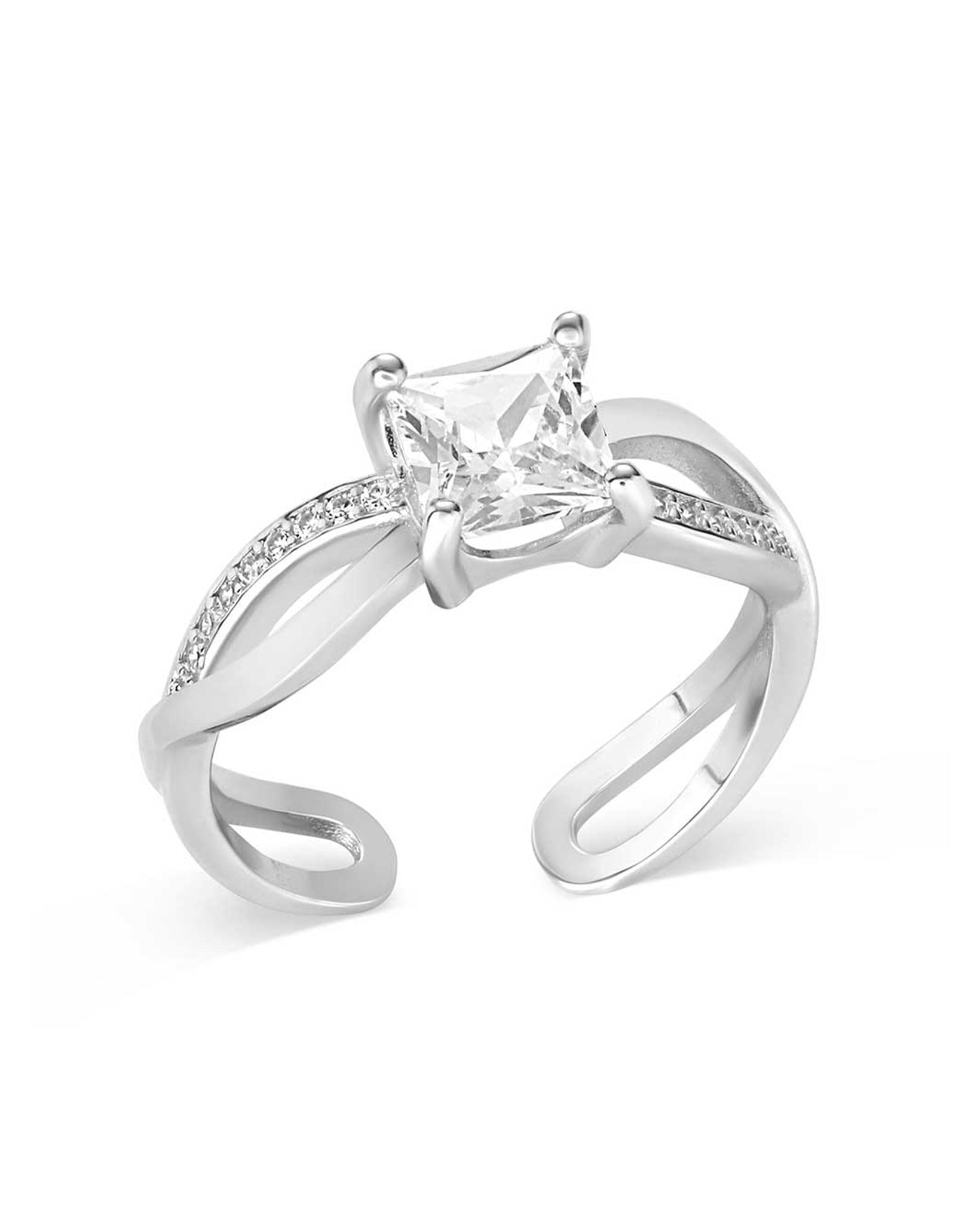 Dazzle And Delight Crystal Ring by Montana Silversmiths from Skip’s Western Outfitters | MON-RG6296-O/S