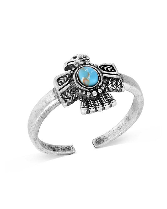 Spirit Of The Sky Ring by Montana Silversmiths from Skip’s Western Outfitters | MON-RG6315-O/S