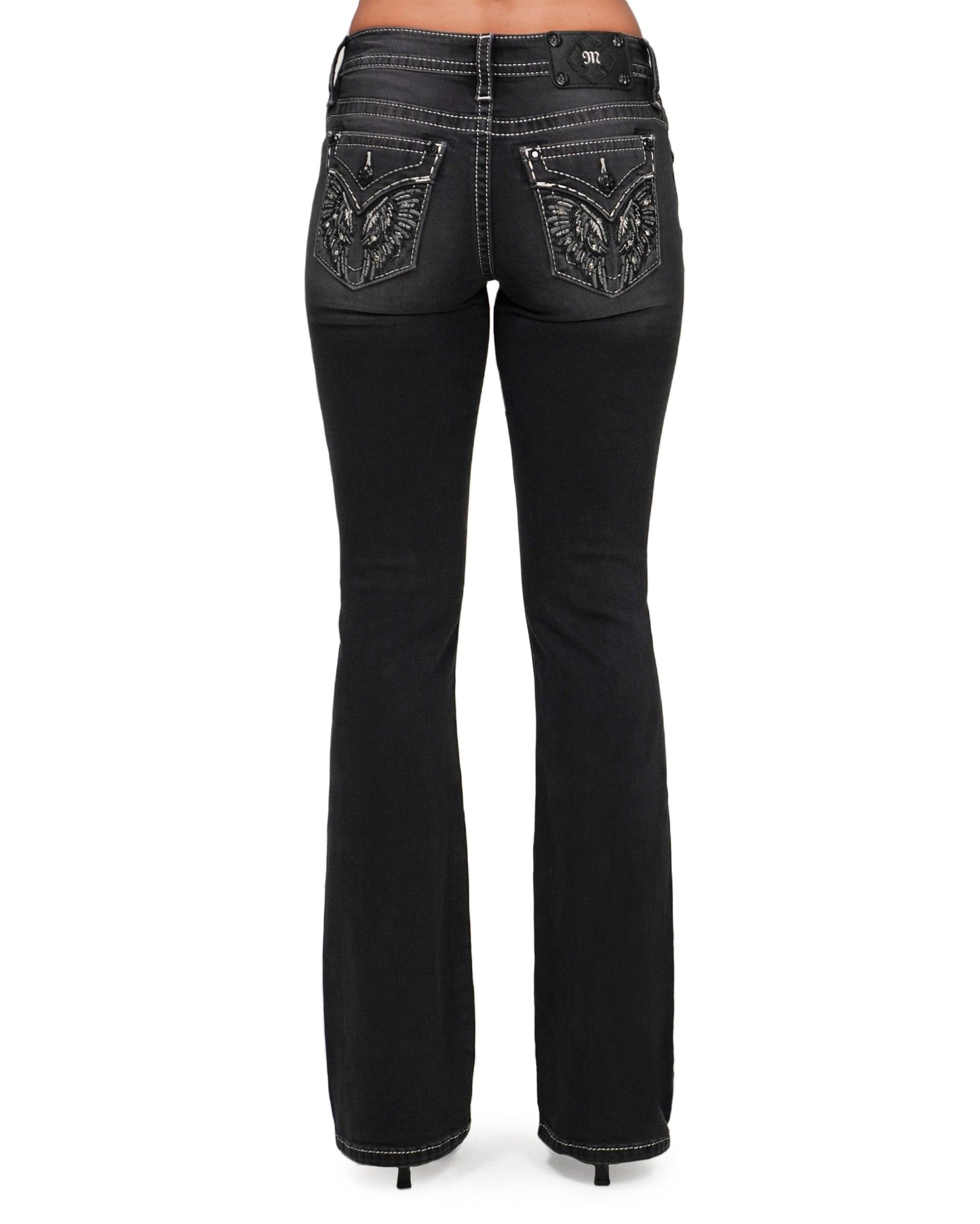 Women's Mid-Rise Boot Cut Jeans