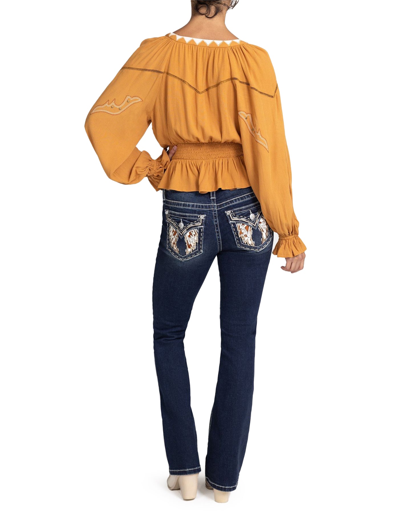 Puff Sleeve Top - Mt3221L