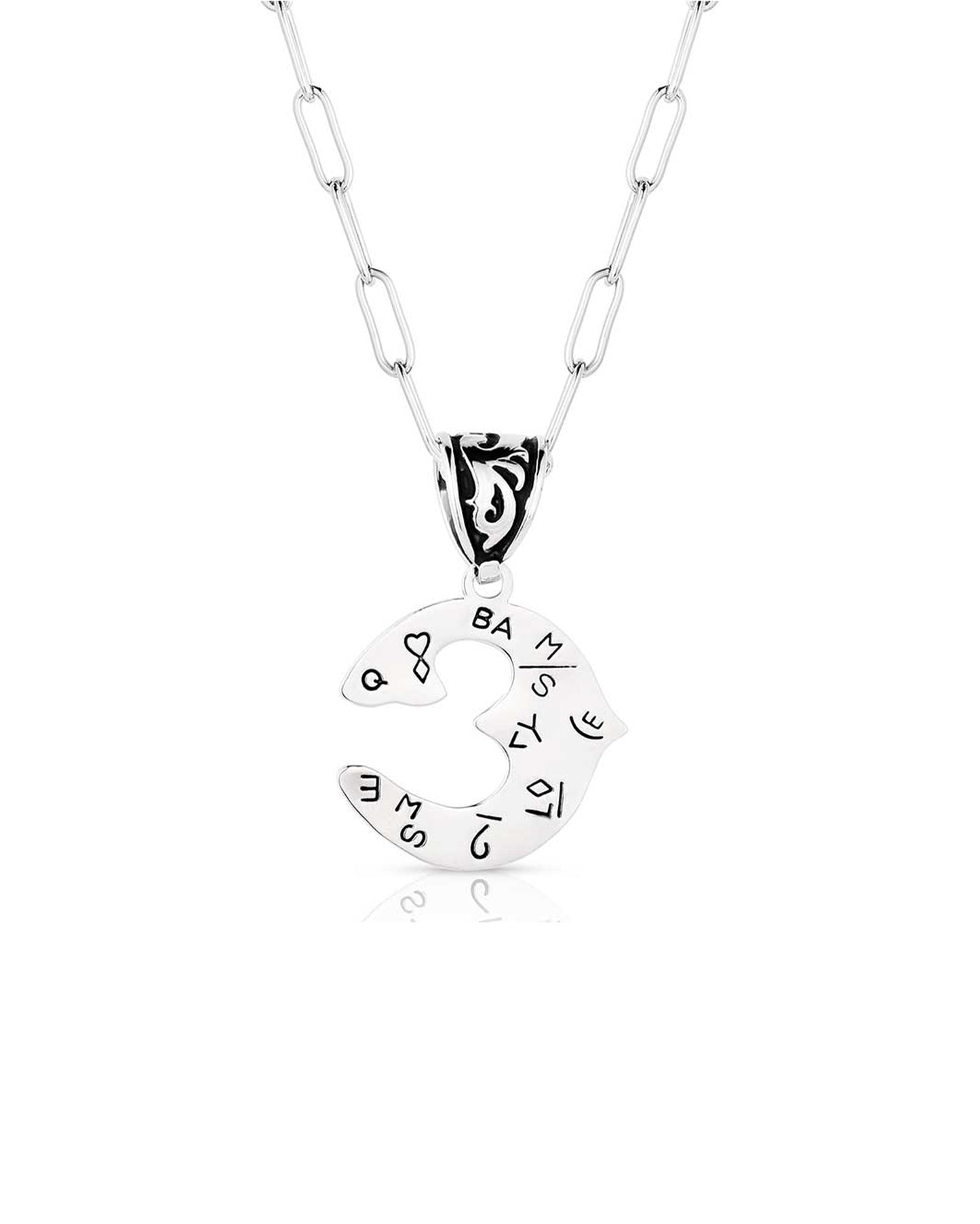 Western Initial C Necklace