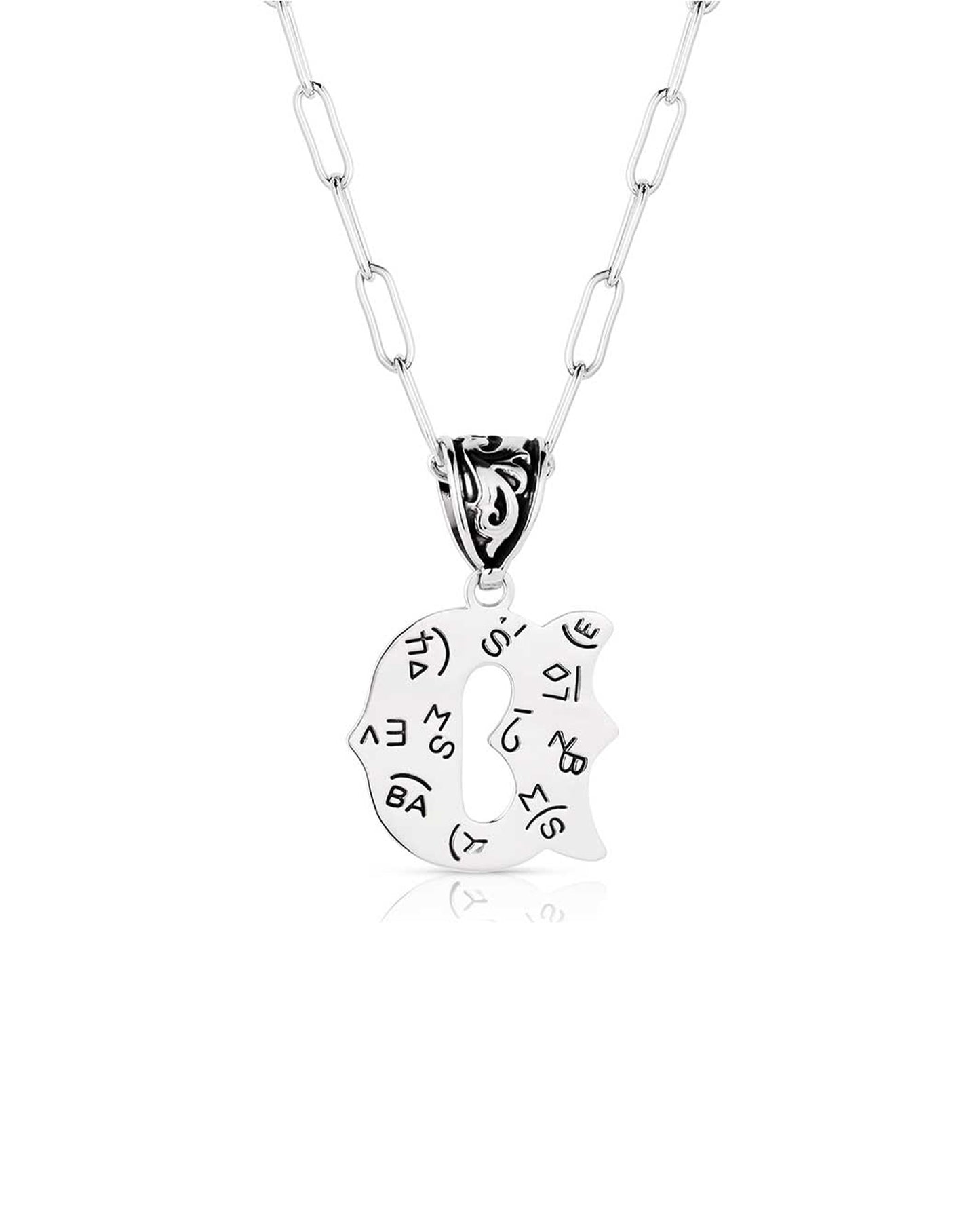 Western Initial D Necklace