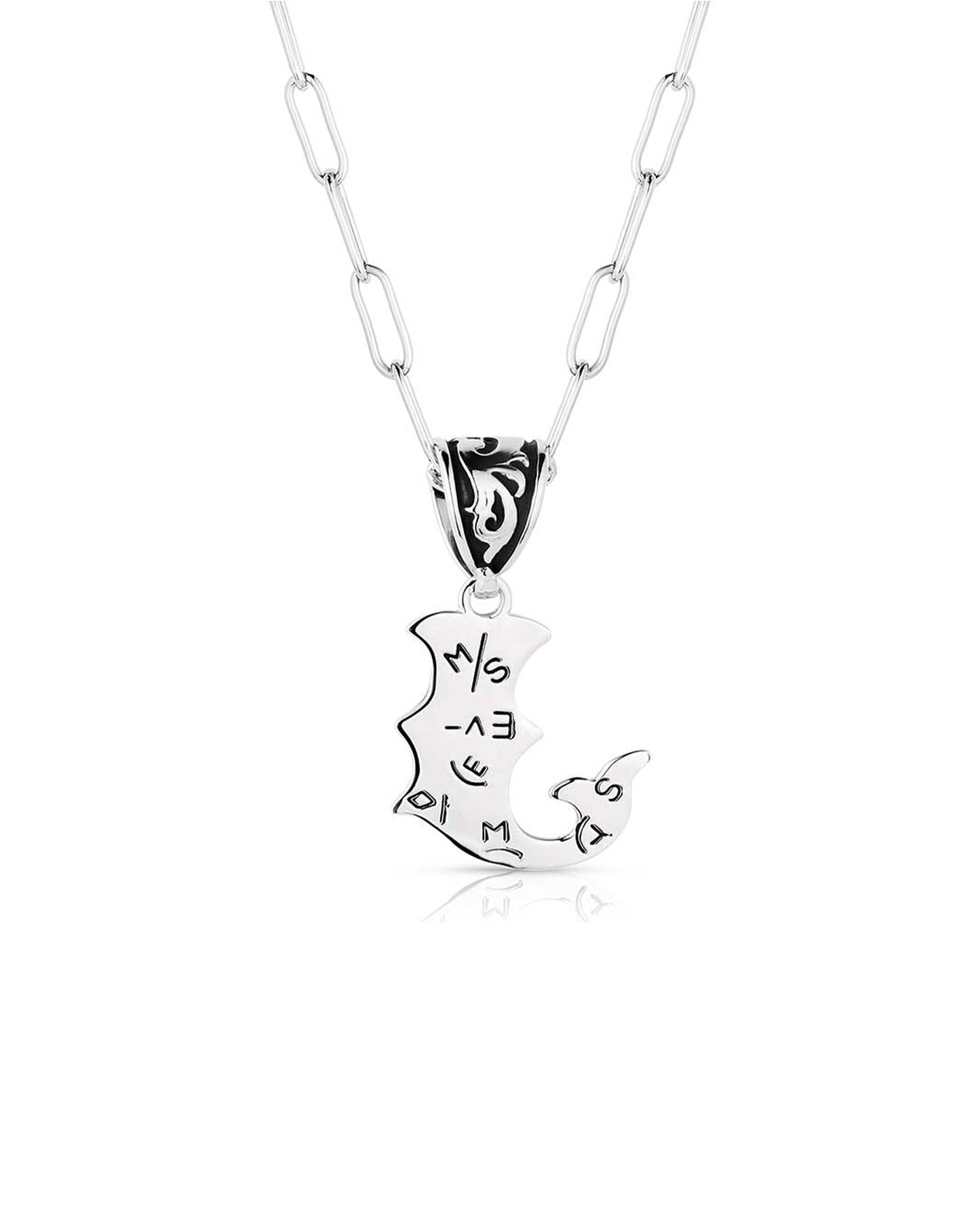 Western Initial J Necklace