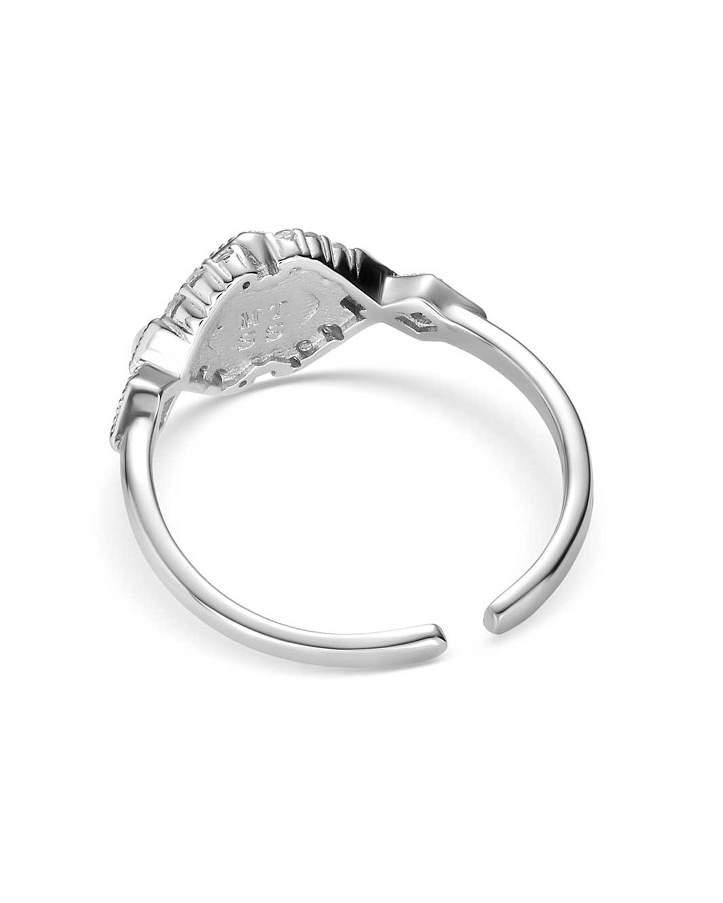Crowned Glacier Ring