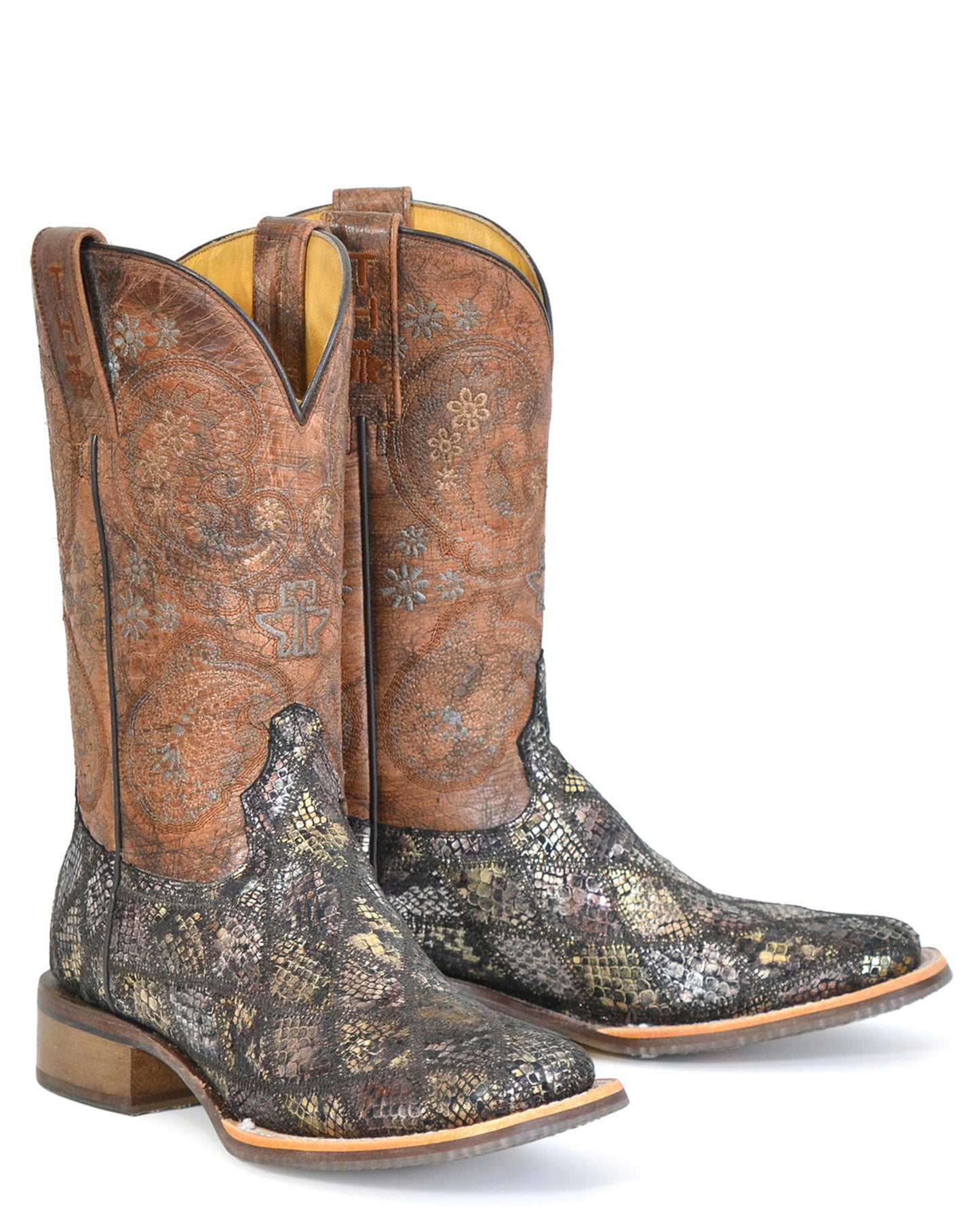 Women's Paisley Python Western Boots