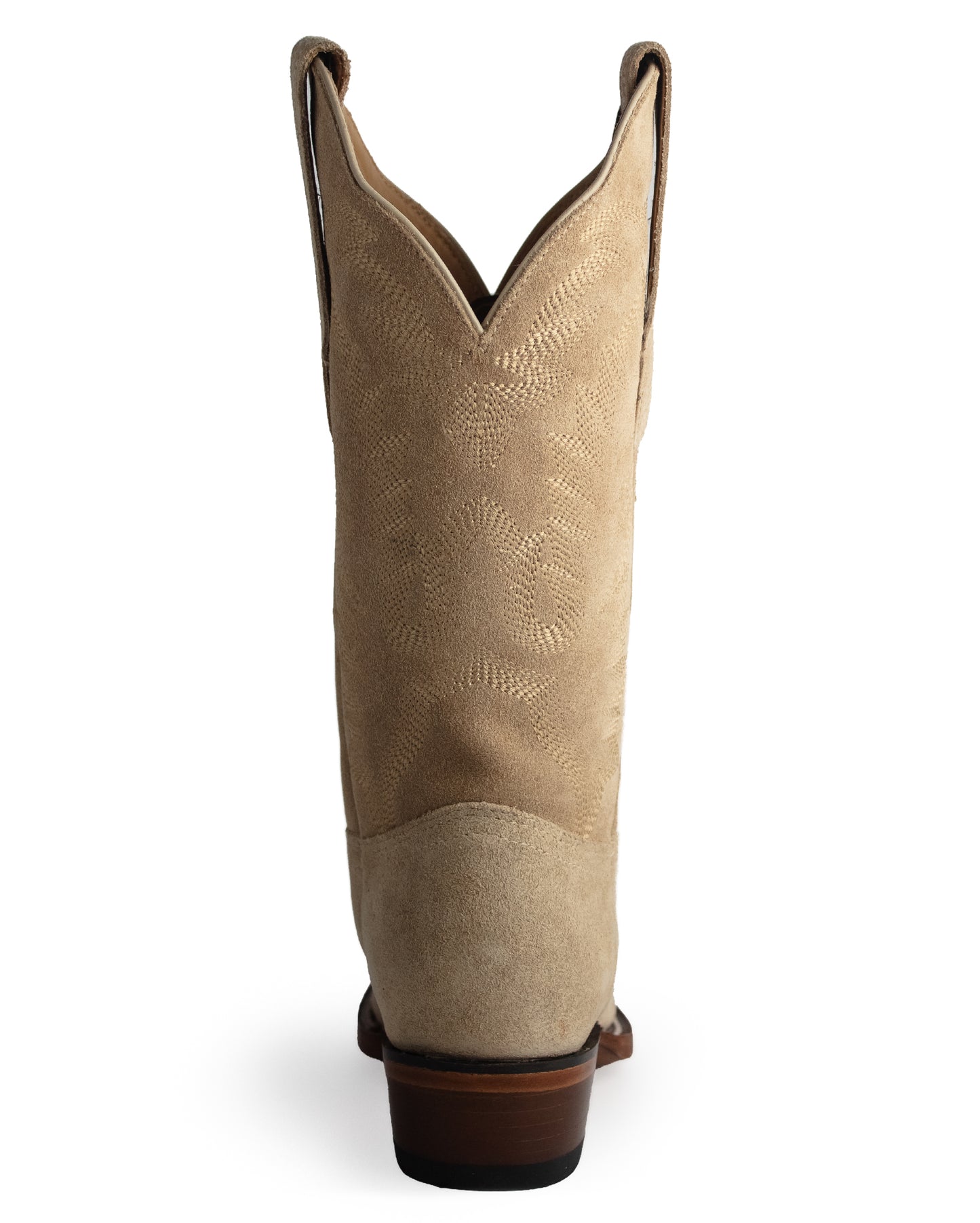 Women's Snip Toe Boot W/ Medallion Suede Leather Western Boots - 34M6611