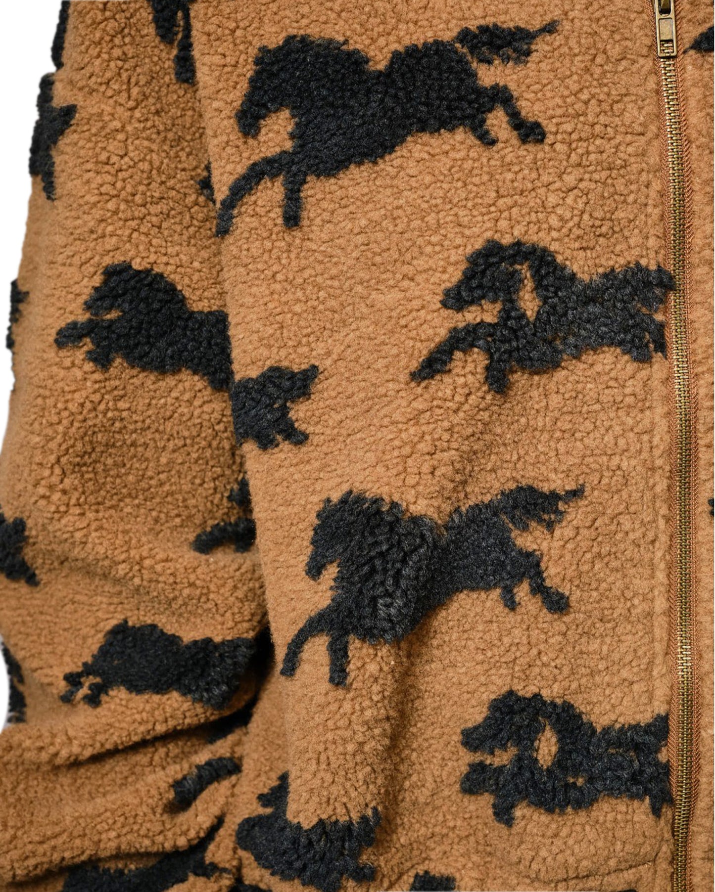 Women's Wild Sherpa Oversized Zip-Up Jacket