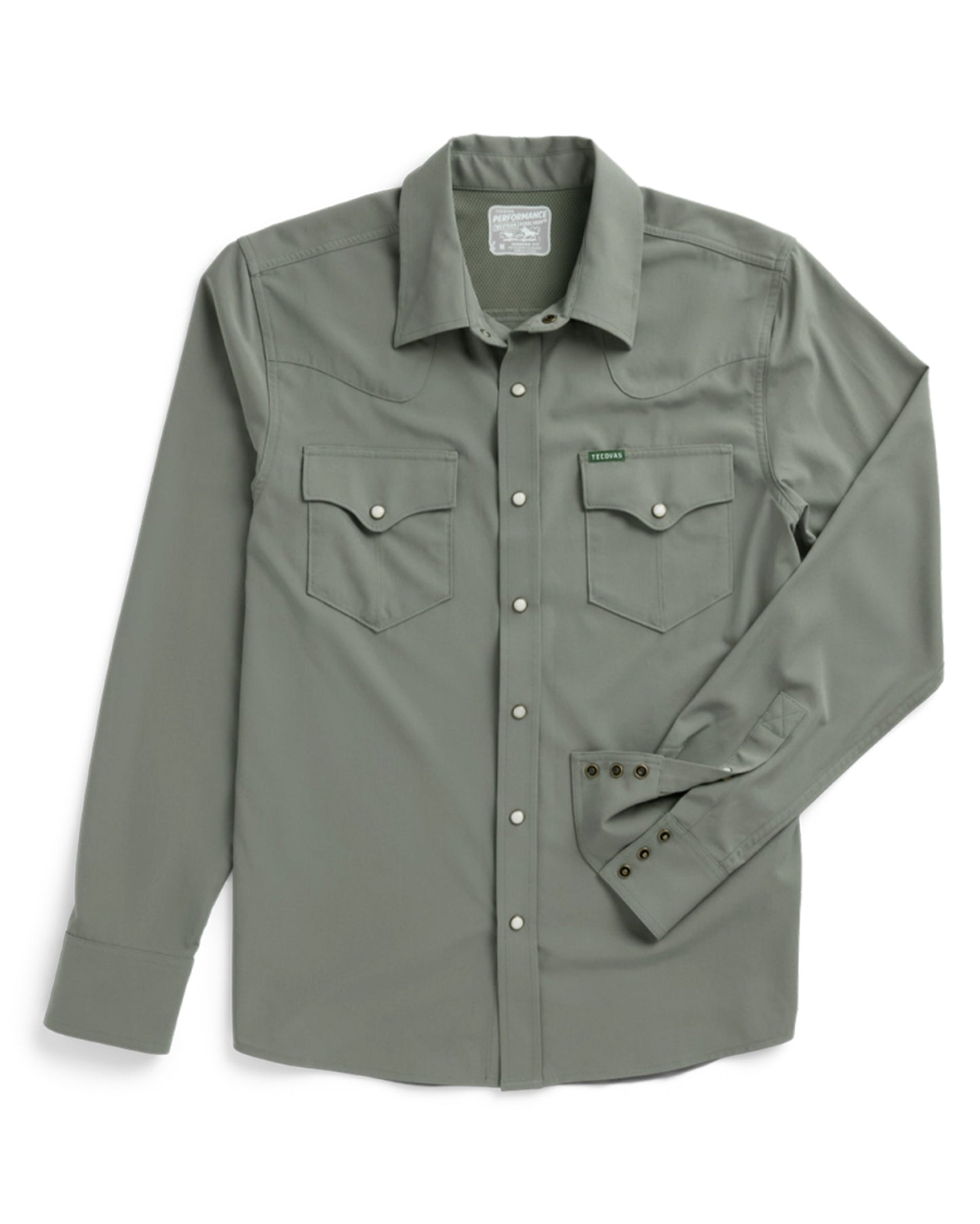 Men's Performance Western Pearl Snap Long Sleeve Shirt - 40363-Cac