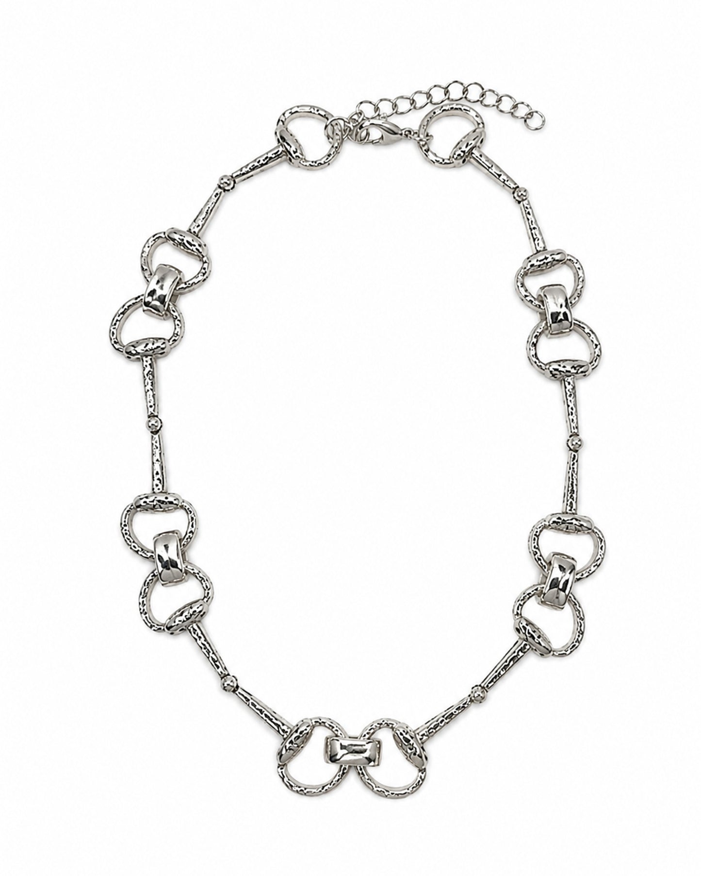 Women's 18" 18K Gold Plated Equestrian Bit Link Necklace - Wc-N30Wg