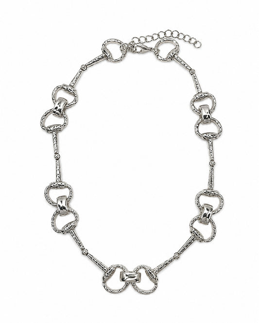 Women's 18" 18K Gold Plated Equestrian Necklace - Wc-N30Wg
