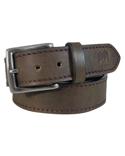 Heavy Stitched Genuine Leather Belt