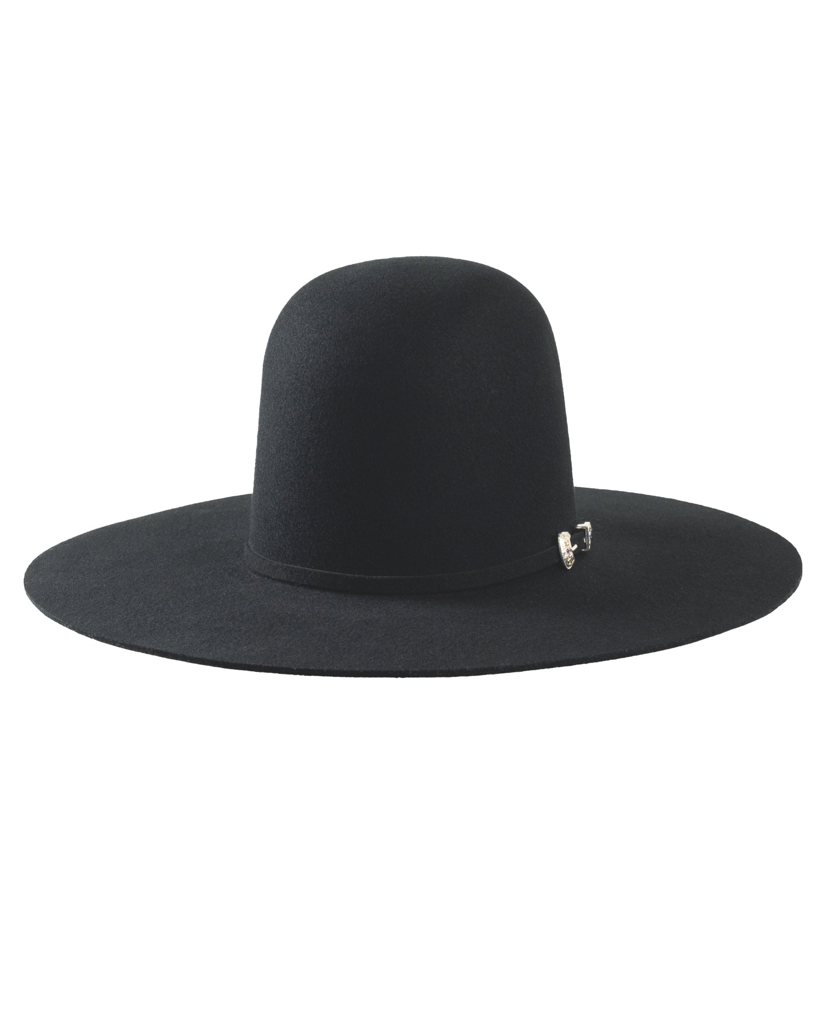 Open Crown 6X Premium Wool Cowboy Hat by Bullhide from Skip’s Western Outfitters | MOT-8005-BLACK-S