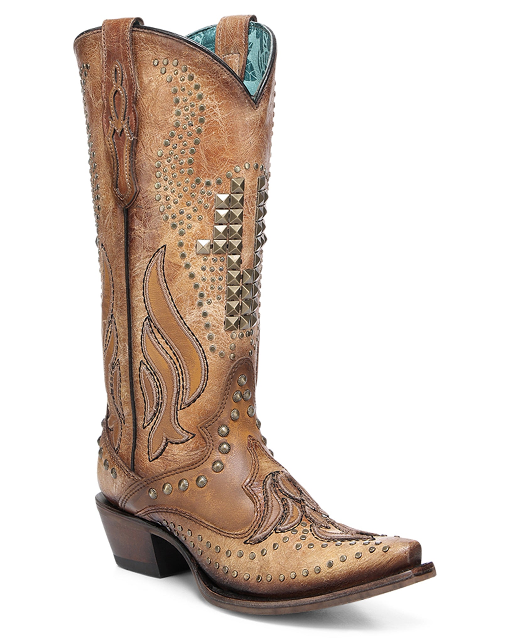 Women's Bull Skull Western Boots by Corral from Skip’s Western Outfitters | COR-A4834-060-M