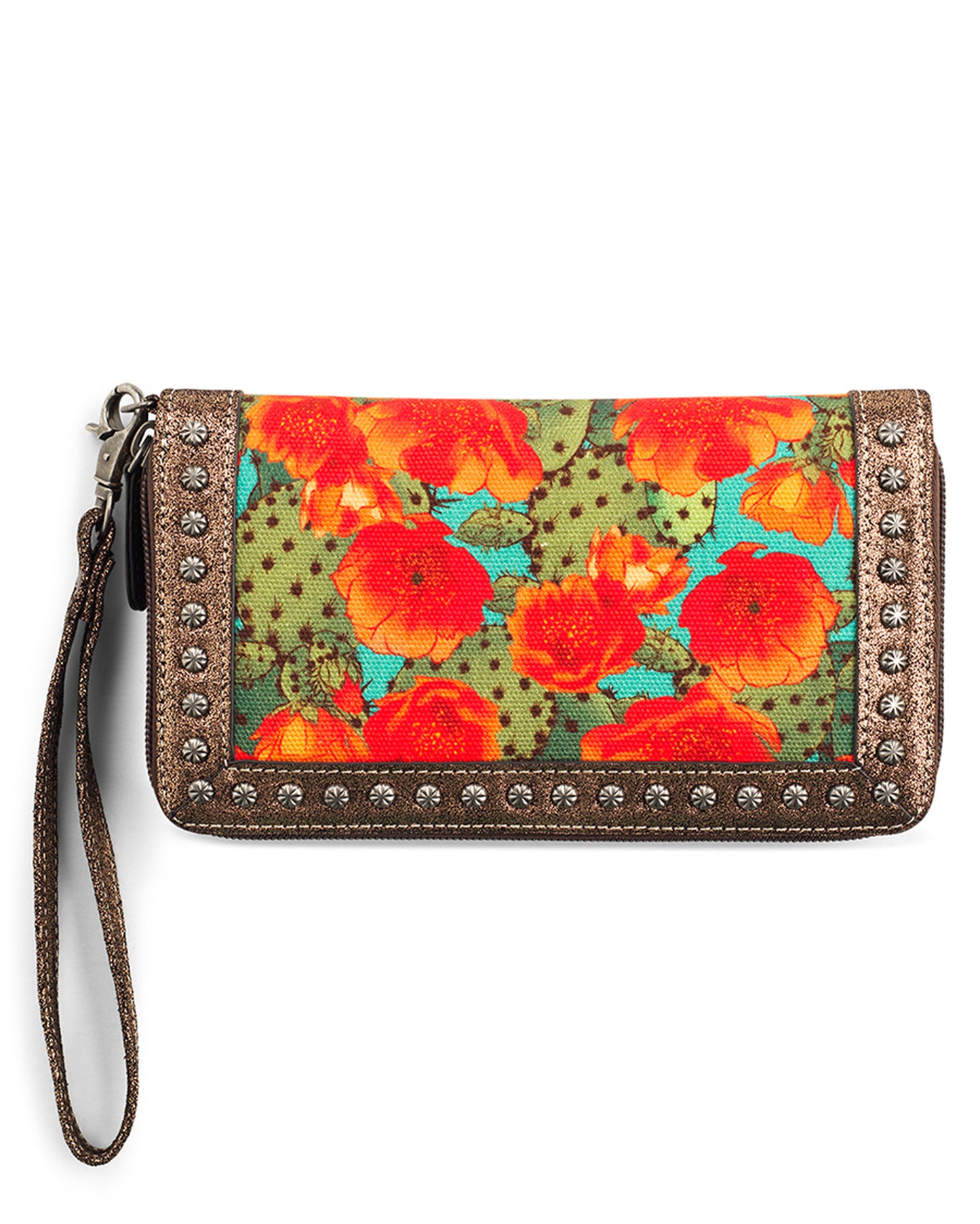 Cactus Print Clutch
