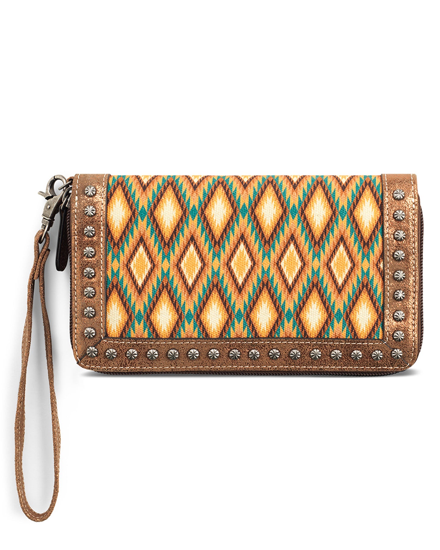 Southwest Diamond Print Clutch