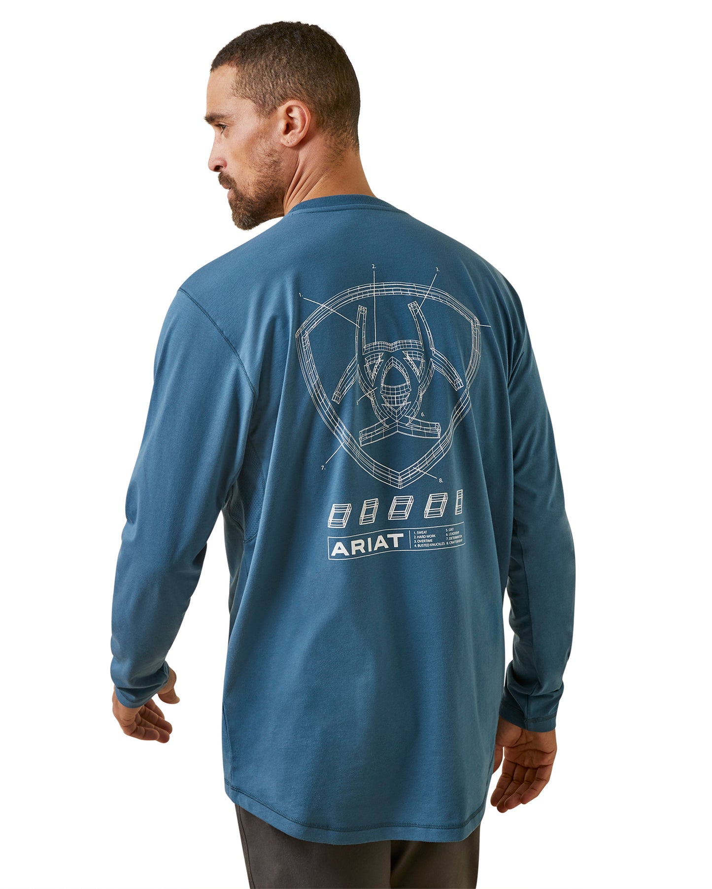 Men's Rebar Workman Blueprint