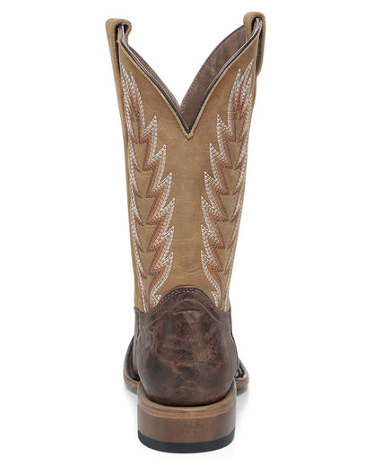 Men's Classic Wide Square Toe Western Boots