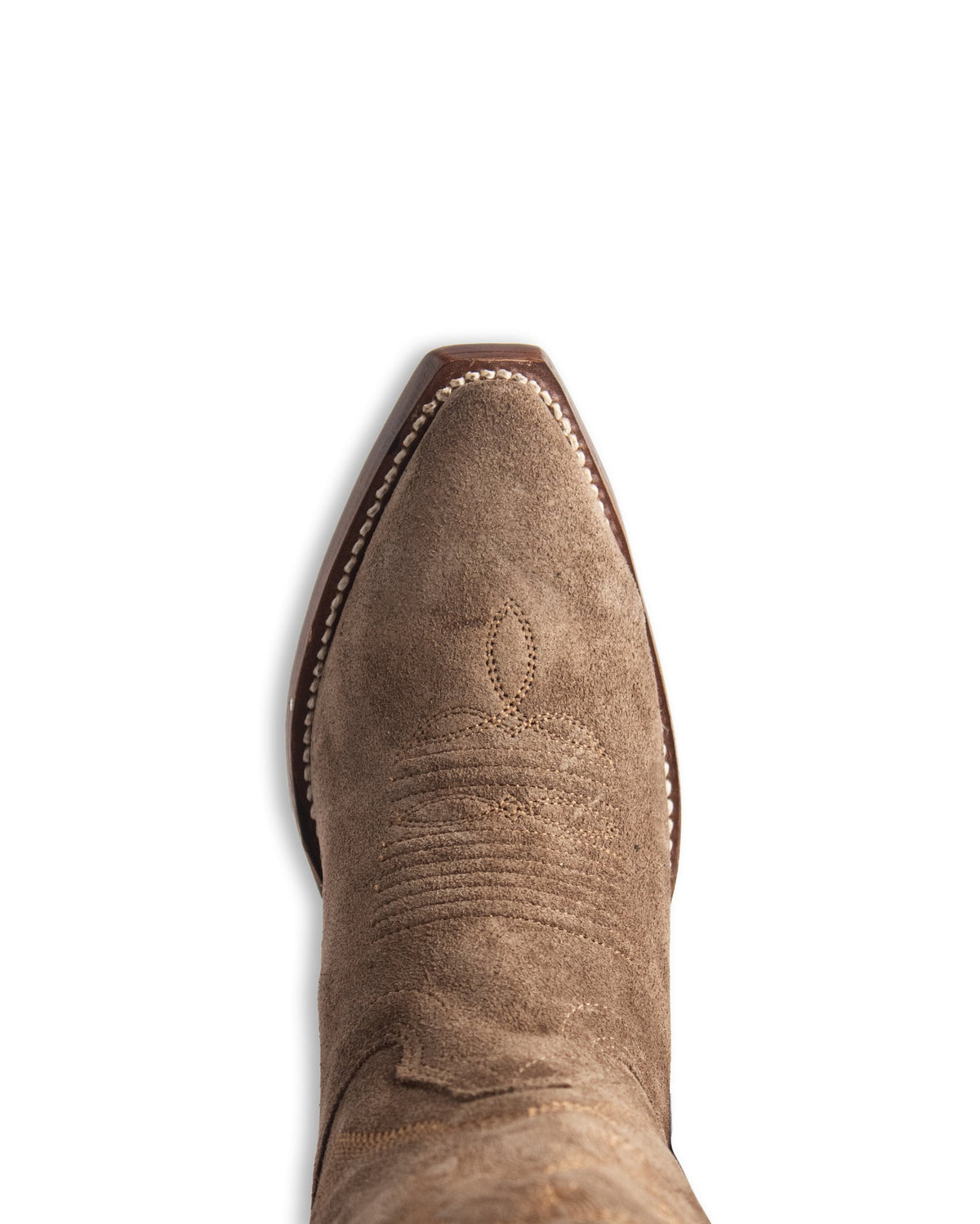 Women's Snip Toe Boot W/ Medallion Suede Leather Western Boots - 34M6607