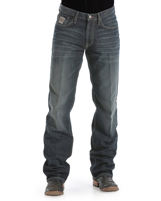 Men's White Label 019 Mid Rise Relaxed Fit Straight Leg Denim Jeans - Mb92834019