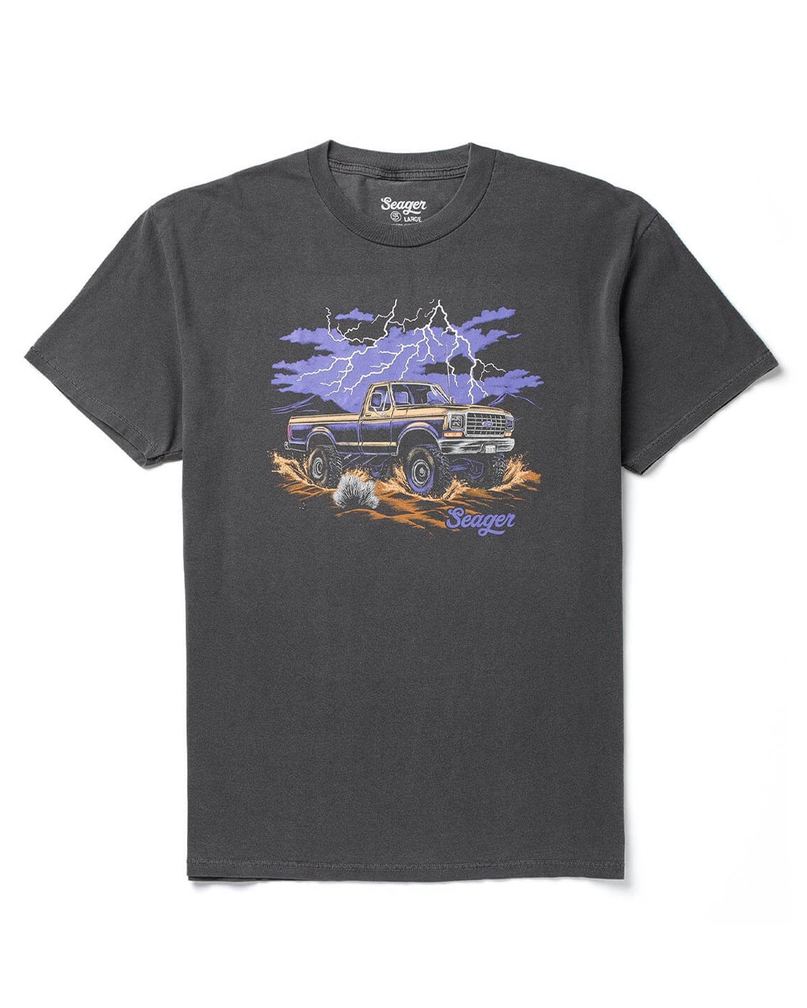 Premium Mud Romp Tee - Mtsp26Mudrpblk by Seager from Skip’s Western Outfitters | SEA-MTSP26MUDRPBLK-S-PIGMENT-BLACK