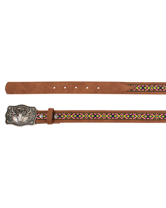Girls Multicolor Ribbon Belt by Catchfly from Skip’s Western Outfitters | TRD-2510370252-S