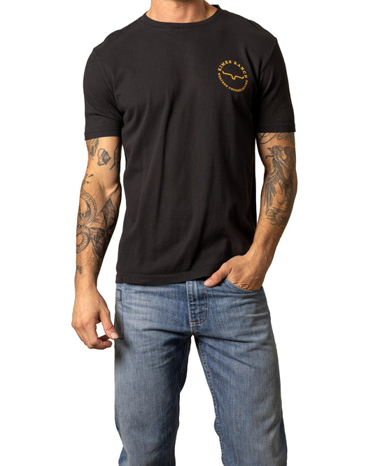 Men's 1956 T-Shirt - Msh0000118-Black by Kimes Ranch from Skip’s Western Outfitters | KMR-MSH0000118-BLACK-S-BLACK