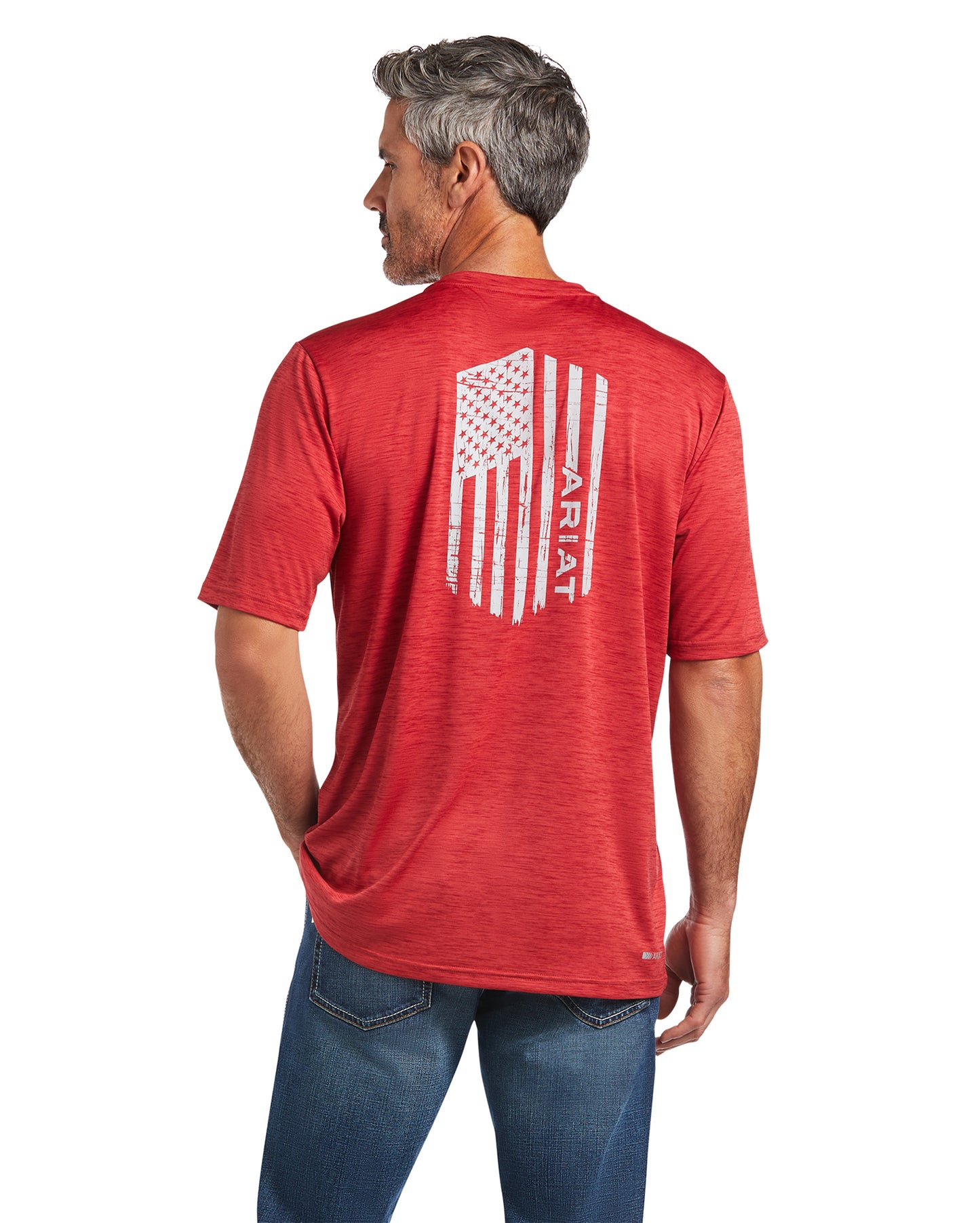 Men's Charger Vertical Flag Tee