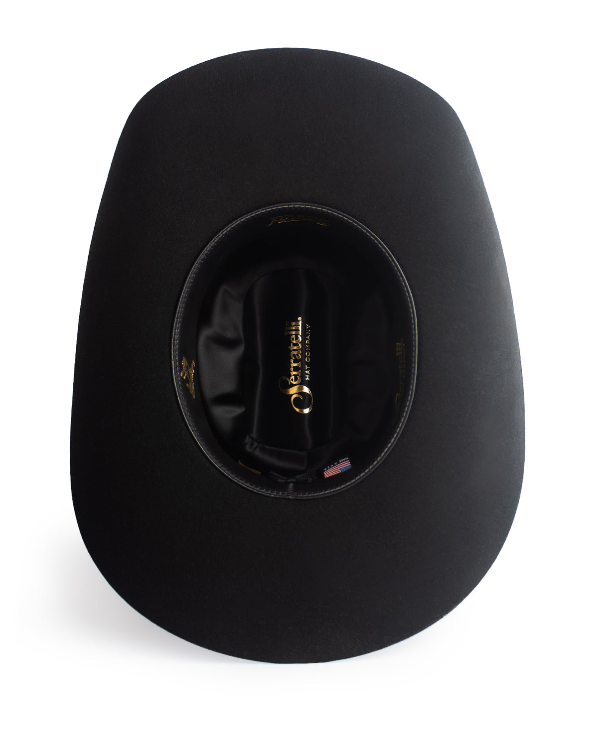 Mesa Pure Wool Black Cattleman Crown Western Hat - Mesa-W5-Black