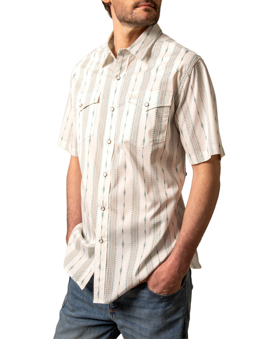 Men's Sonny Shirt - Mds0000089-Gn001 by Kimes Ranch from Skip’s Western Outfitters | KMR-MDS0000089-GN001-S-GREEN