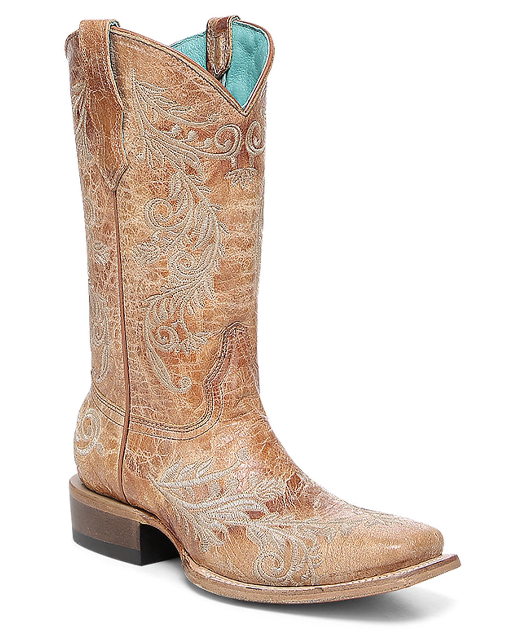 Teen's Floral Embroidery Western Boots by Corral from Skip’s Western Outfitters | COR-T0239-020-T