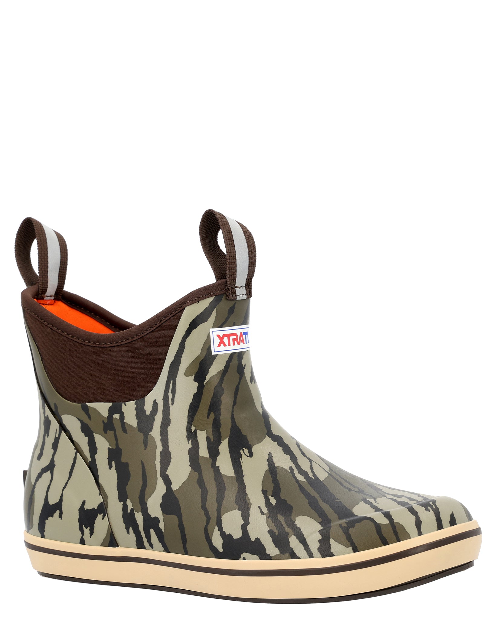 Men's 6" Mossy Oak Bottomland Ankle Deck Boots by XtraTuf from Skip’s Western Outfitters | XTF-XMABMOB-070-M