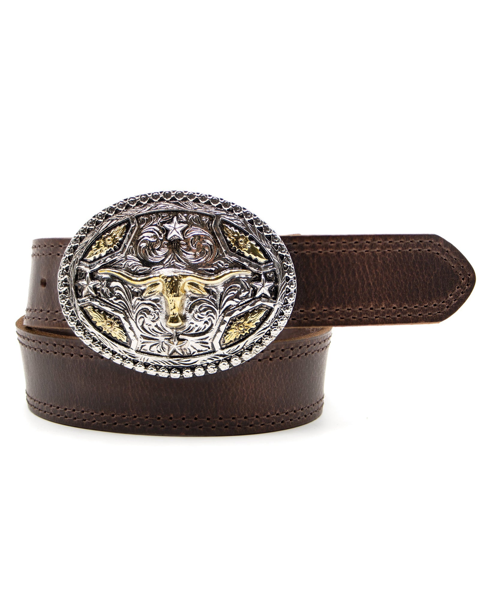 Kids' Longhorn Belt by AndWest from Skip’s Western Outfitters | AWE-BLT702-20-20-Reg