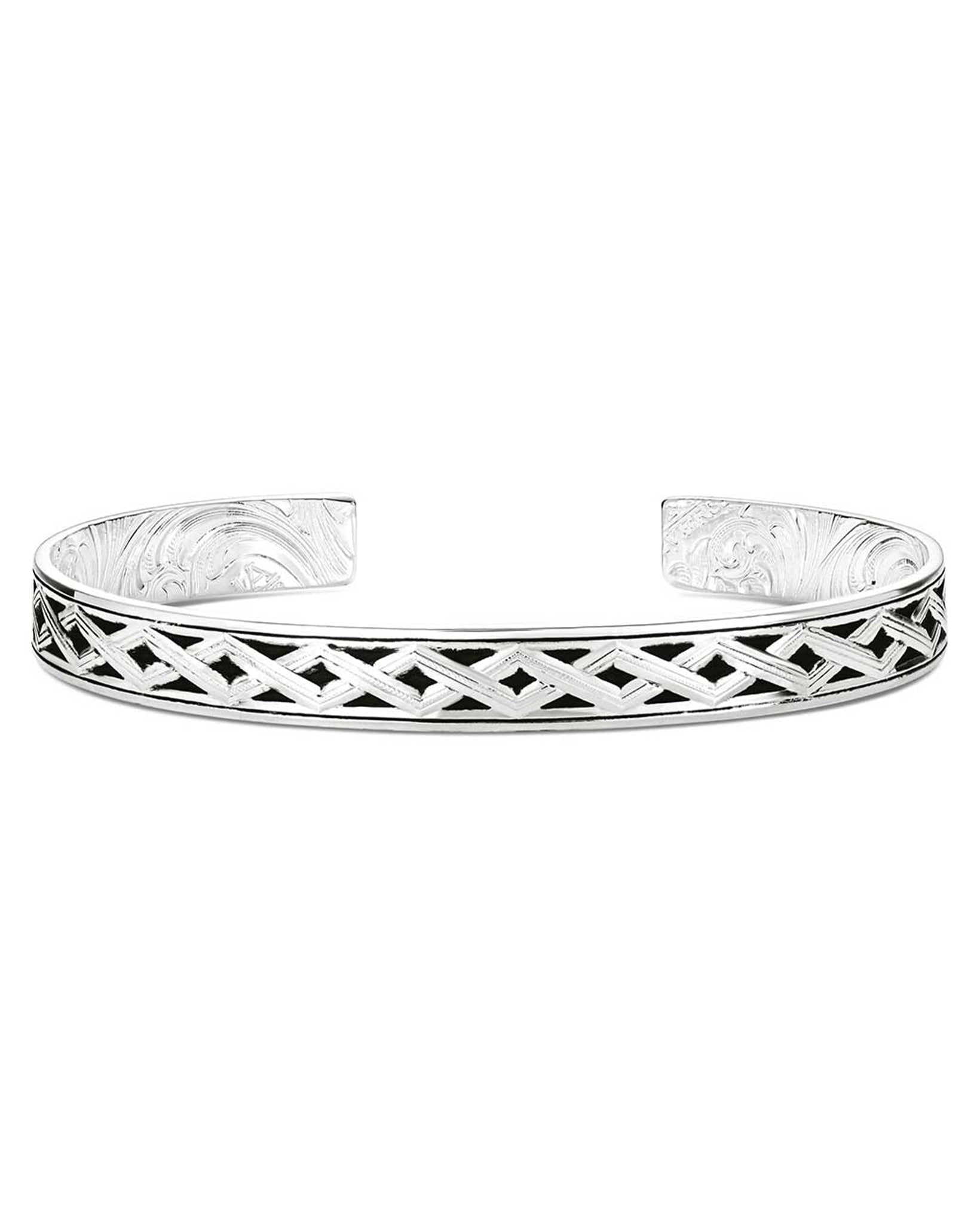 Woven Legacy American Made Cuff Bracelet by Montana Silversmiths from Skip’s Western Outfitters | MON-AMBC6175-O/S