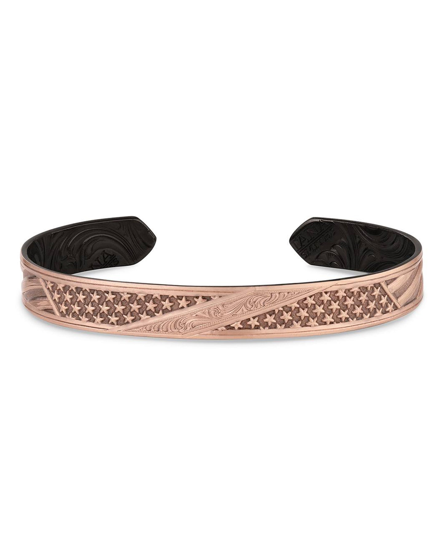 Untamed Valor American Made Bracelet - Ambc6414Blb by Montana Silversmiths from Skip’s Western Outfitters | MON-AMBC6414BLB