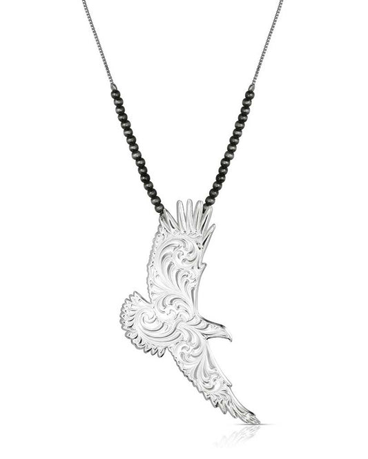 Soaring Spirit American Made Necklace by Montana Silversmiths from Skip’s Western Outfitters | MON-AMNC6176-O/S