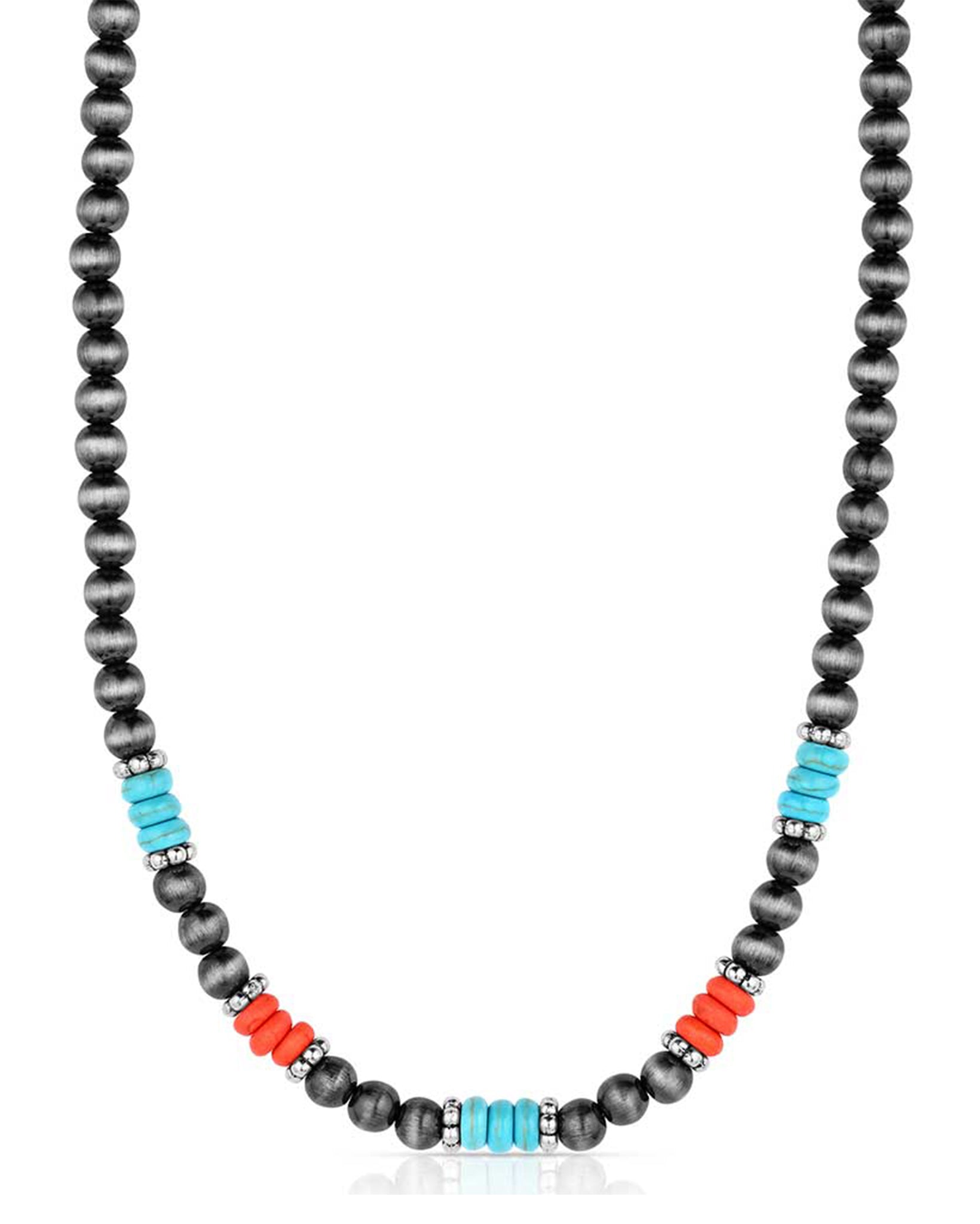 The Badlands Beaded Necklace by Montana Silversmiths from Skip’s Western Outfitters | MON-ANC6246-O/S