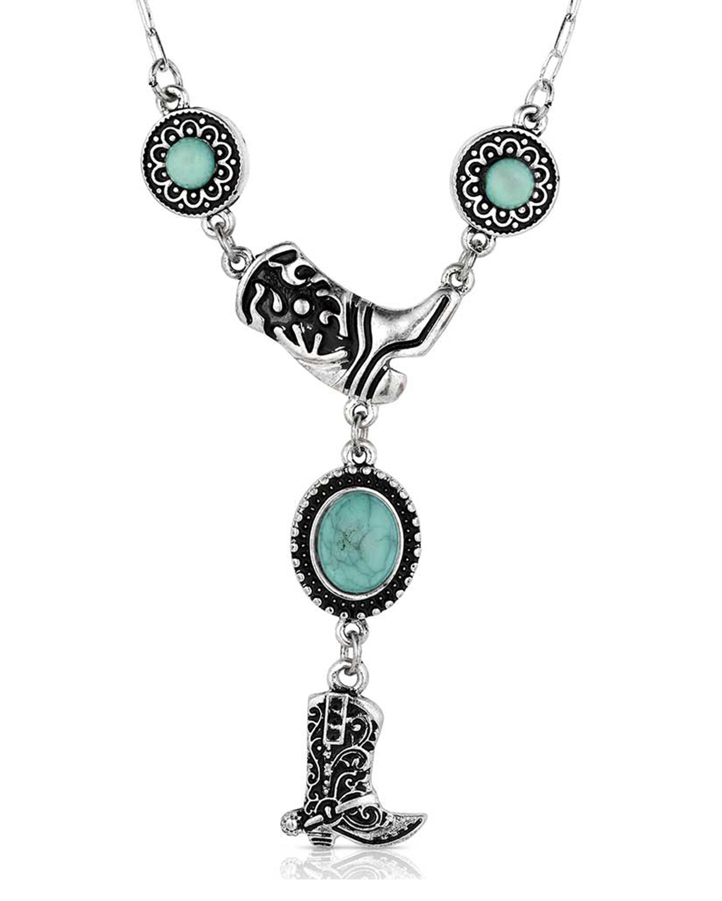 Dancing Shoes Necklace by Montana Silversmiths from Skip’s Western Outfitters | MON-ANC6258-O/S