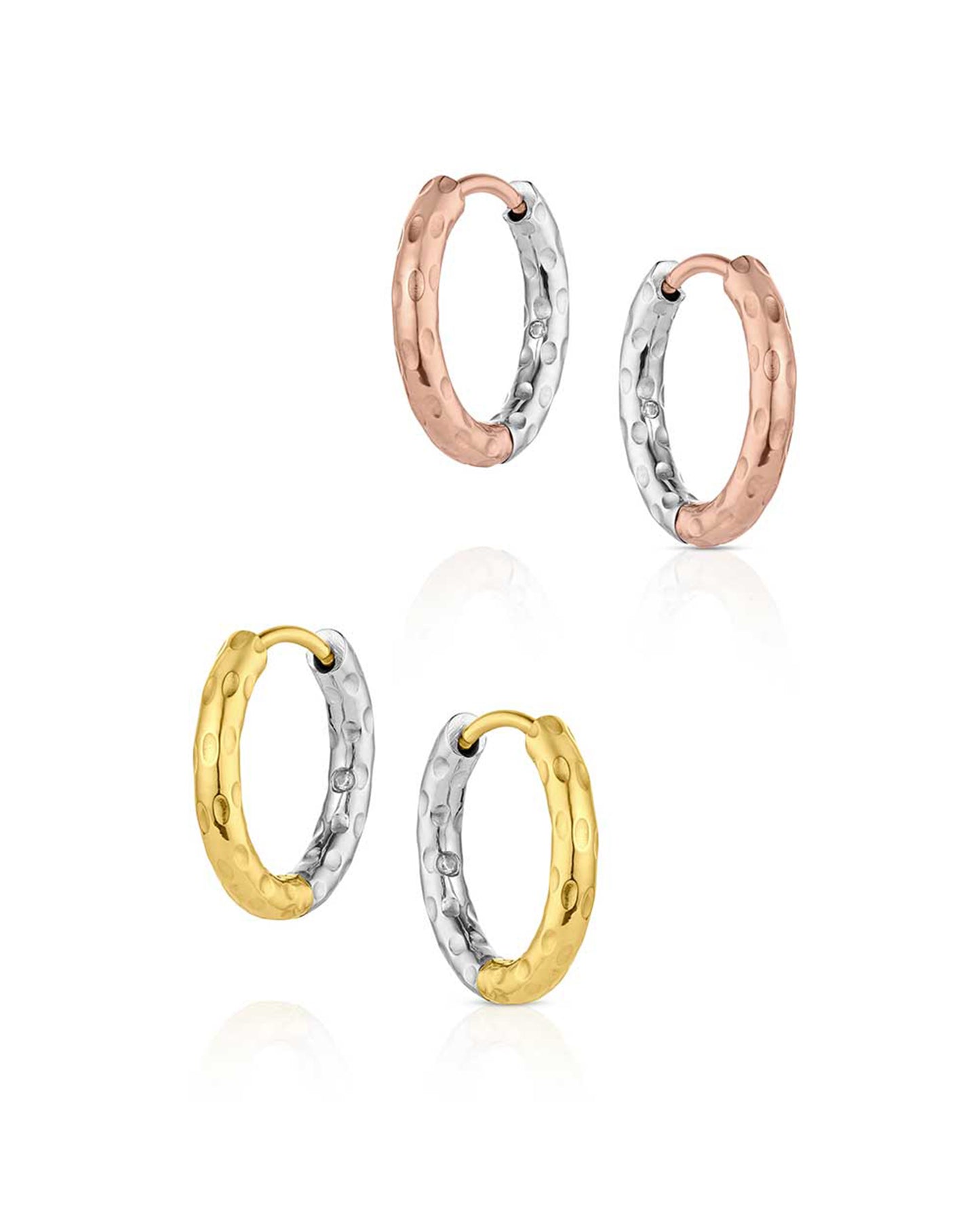 Sun And Moon Hoop Earring Set - Er6453