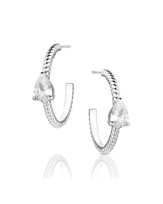 Wandering Trail Hoop Earrings - Er6455