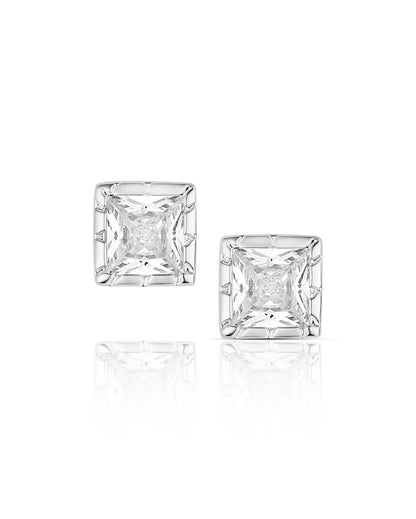 Engraved Elegance Post Earrings - Er6457 by Montana Silversmiths from Skip’s Western Outfitters | MON-ER6457