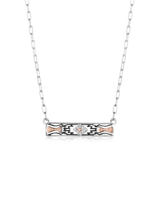 Golden Horizon Bar Necklace - Nc6306