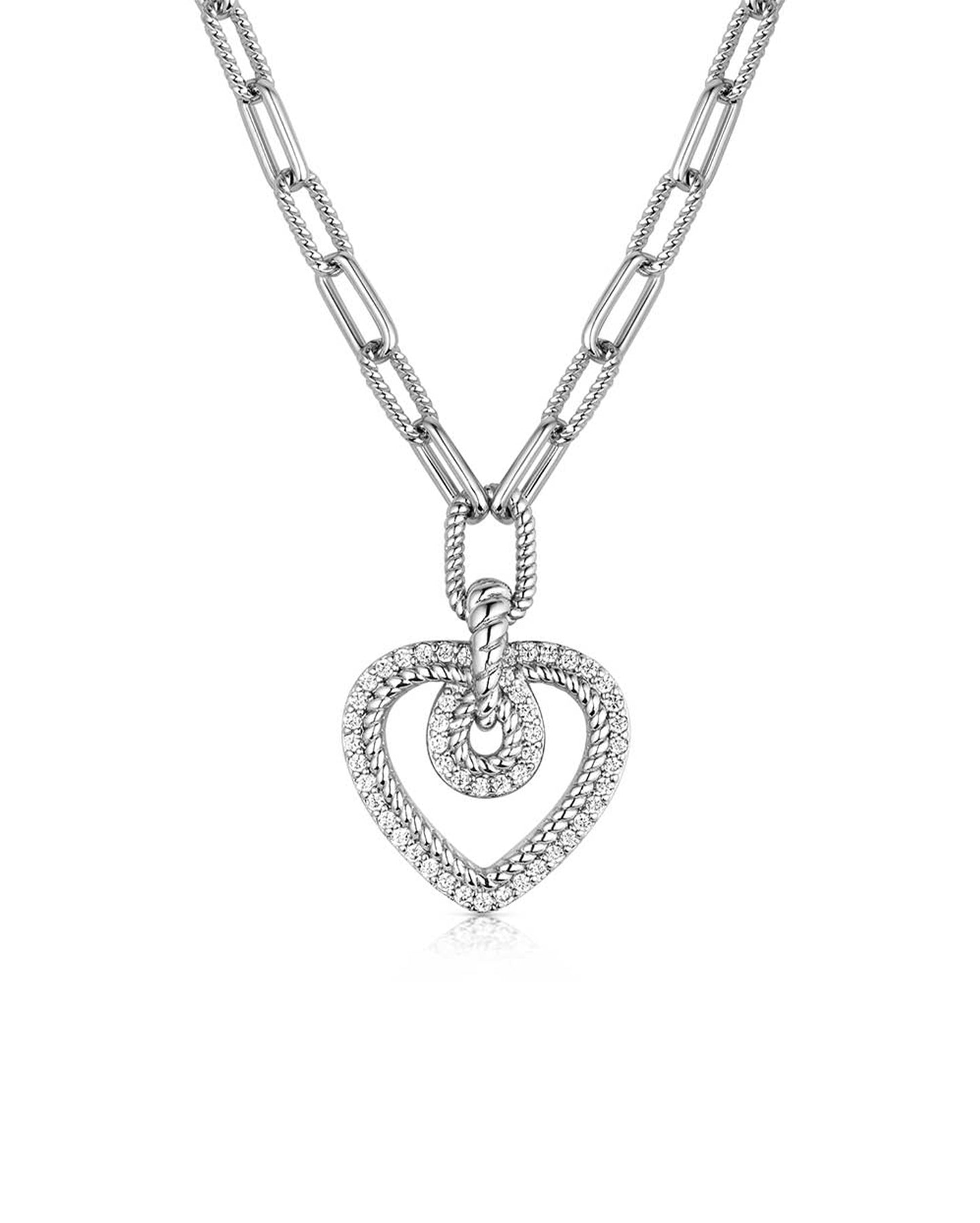 Heart Of Radiance Crystal Necklace - Nc6472 by Montana Silversmiths from Skip’s Western Outfitters | MON-NC6472