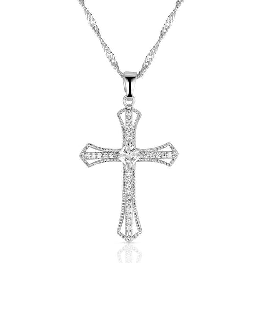 Desert Radiance Cross Necklace - Nc6474