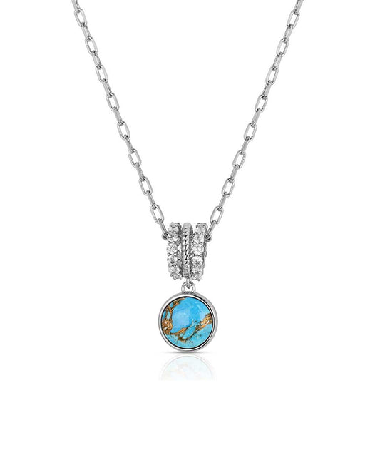 Trailing Turquoise Necklace - Nc6483