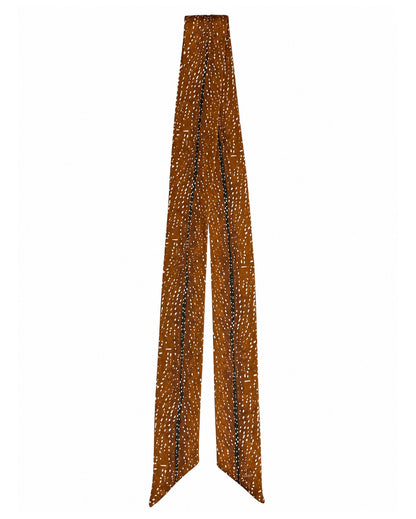 Women's Axis Deer Silk Twilly Scarf - Tw023 by West & Co. from Skip’s Western Outfitters | W&C-TW023-DEER