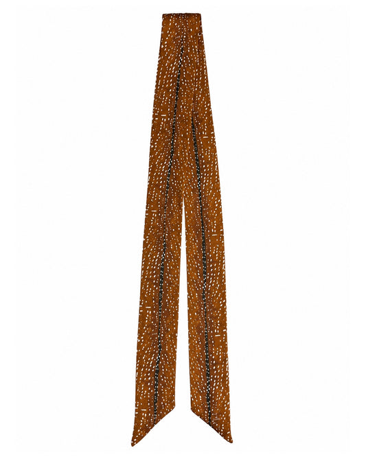 Women's Axis Deer Silk Twilly Scarf - Tw023