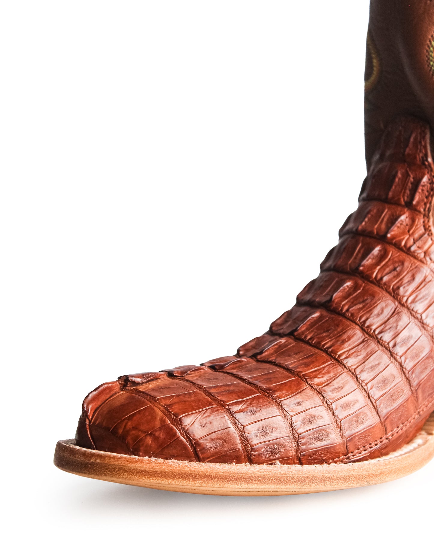 Men's Cognac & Brandy Vintage Exotic Western Boots - Rw3012-3